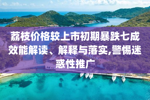 荔枝價(jià)格較上市初期暴跌七成效能解讀、解釋與落實(shí),警惕迷惑性推廣