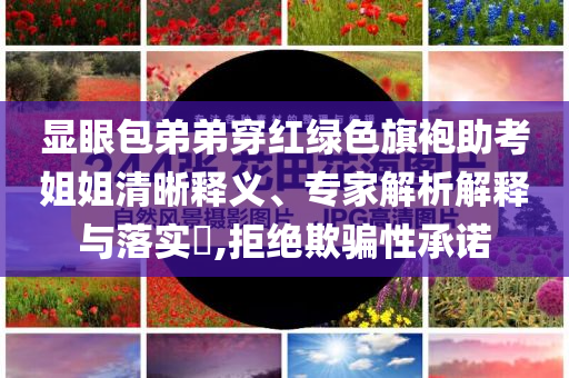 顯眼包弟弟穿紅綠色旗袍助考姐姐清晰釋義、專家解析解釋與落實?,拒絕欺騙性承諾
