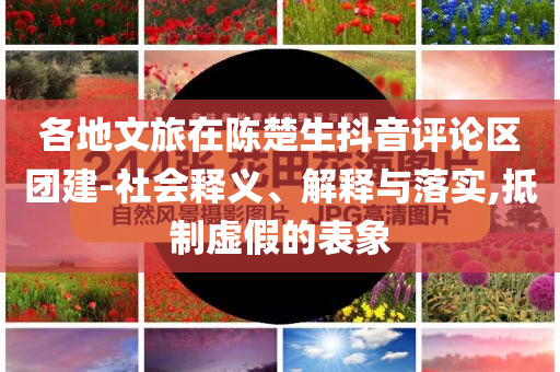 各地文旅在陳楚生抖音評(píng)論區(qū)團(tuán)建-社會(huì)釋義、解釋與落實(shí),抵制虛假的表象
