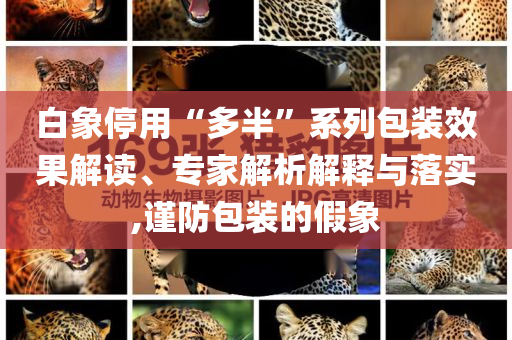 白象停用“多半”系列包裝效果解讀、專家解析解釋與落實(shí),謹(jǐn)防包裝的假象