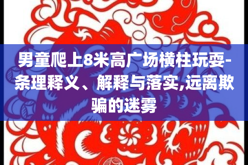 男童爬上8米高廣場橫柱玩耍-條理釋義、解釋與落實,遠離欺騙的迷霧
