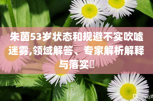朱茵53歲狀態(tài)和規(guī)避不實(shí)吹噓迷霧,領(lǐng)域解答、專家解析解釋與落實(shí)?