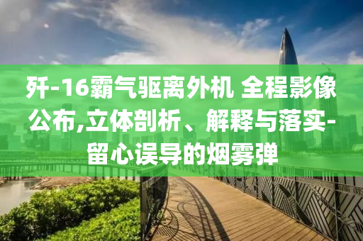 殲-16霸氣驅(qū)離外機(jī) 全程影像公布,立體剖析、解釋與落實(shí)-留心誤導(dǎo)的煙霧彈