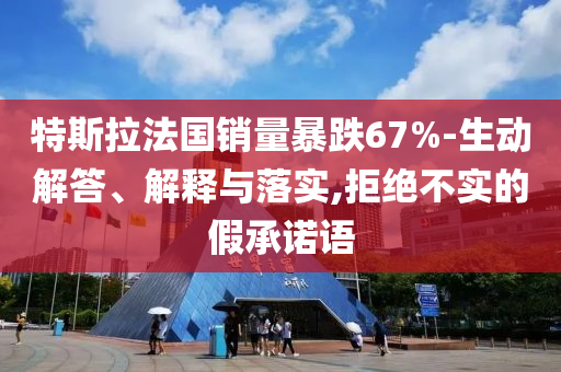 特斯拉法國銷量暴跌67%-生動解答、解釋與落實(shí),拒絕不實(shí)的假承諾語