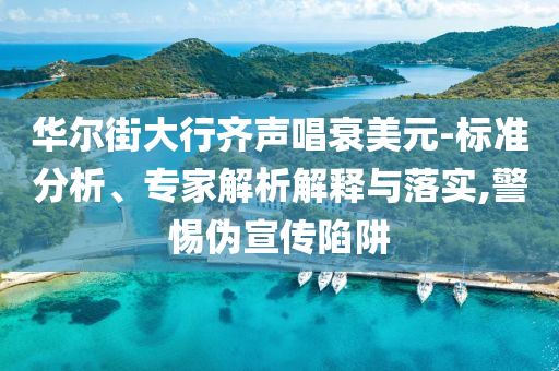 華爾街大行齊聲唱衰美元-標(biāo)準(zhǔn)分析、專家解析解釋與落實(shí),警惕偽宣傳陷阱