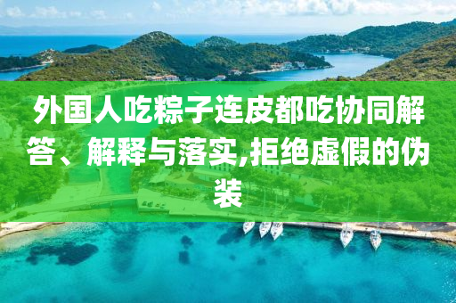外國人吃粽子連皮都吃協同解答、解釋與落實,拒絕虛假的偽裝