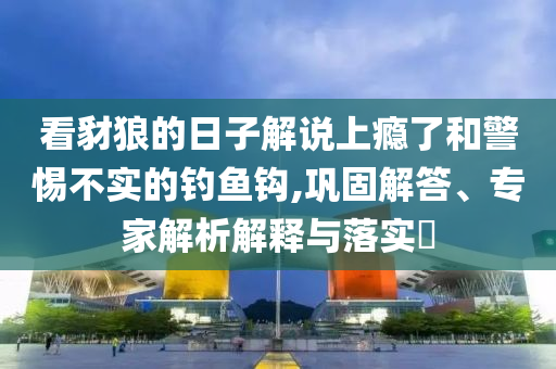 看豺狼的日子解說(shuō)上癮了和警惕不實(shí)的釣魚(yú)鉤,鞏固解答、專家解析解釋與落實(shí)?
