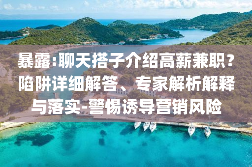 暴露:聊天搭子介紹高薪兼職？陷阱詳細(xì)解答、專家解析解釋與落實(shí)-警惕誘導(dǎo)營銷風(fēng)險(xiǎn)