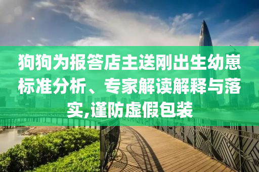 狗狗為報答店主送剛出生幼崽標(biāo)準(zhǔn)分析、專家解讀解釋與落實(shí),謹(jǐn)防虛假包裝
