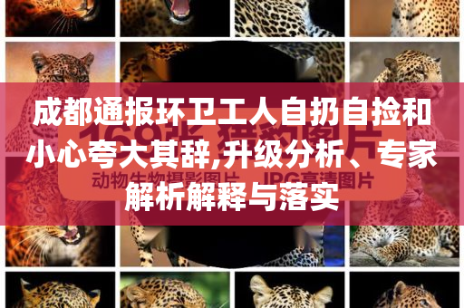 成都通報環(huán)衛(wèi)工人自扔自撿和小心夸大其辭,升級分析、專家解析解釋與落實