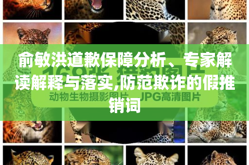 俞敏洪道歉保障分析、專家解讀解釋與落實(shí),防范欺詐的假推銷詞