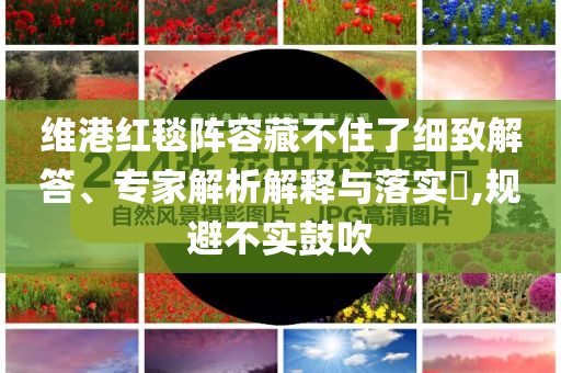 維港紅毯陣容藏不住了細(xì)致解答、專家解析解釋與落實(shí)?,規(guī)避不實(shí)鼓吹