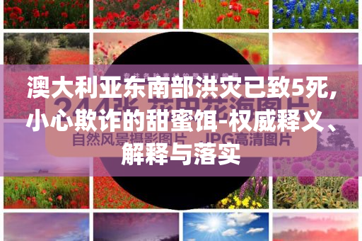 澳大利亞東南部洪災已致5死,小心欺詐的甜蜜餌-權威釋義、解釋與落實