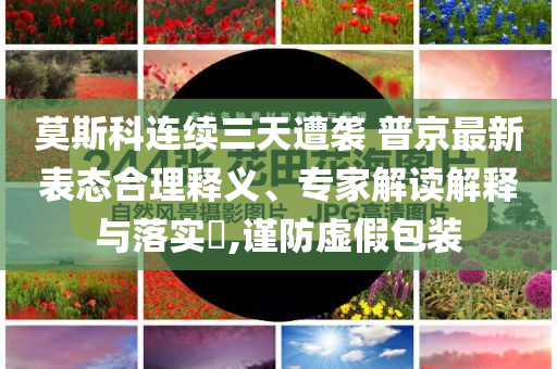 莫斯科連續(xù)三天遭襲 普京最新表態(tài)合理釋義、專家解讀解釋與落實?,謹防虛假包裝