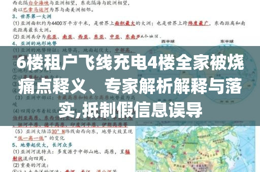6樓租戶飛線充電4樓全家被燒痛點(diǎn)釋義、專家解析解釋與落實(shí),抵制假信息誤導(dǎo)