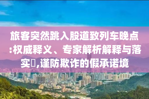 旅客突然跳入股道致列車晚點:權(quán)威釋義、專家解析解釋與落實?,謹防欺詐的假承諾境