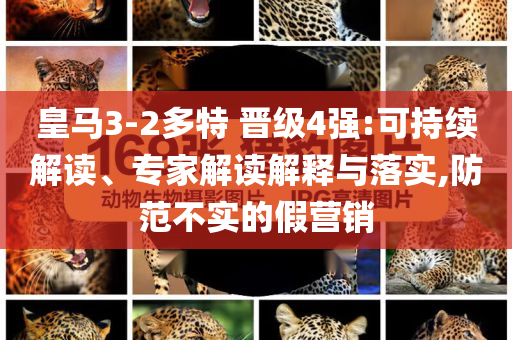 皇馬3-2多特 晉級(jí)4強(qiáng):可持續(xù)解讀、專家解讀解釋與落實(shí),防范不實(shí)的假營(yíng)銷