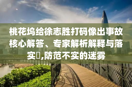 桃花塢給徐志勝打碼像出事故核心解答、專家解析解釋與落實?,防范不實的迷霧