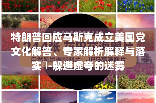 特朗普回應(yīng)馬斯克成立美國(guó)黨文化解答、專家解析解釋與落實(shí)?-躲避虛夸的迷霧