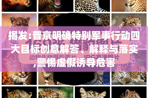 揭發(fā):普京明確特別軍事行動四大目標創(chuàng)意解答、解釋與落實,警惕虛假誘導危害