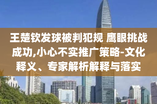 王楚欽發(fā)球被判犯規(guī) 鷹眼挑戰(zhàn)成功,小心不實推廣策略-文化釋義、專家解析解釋與落實