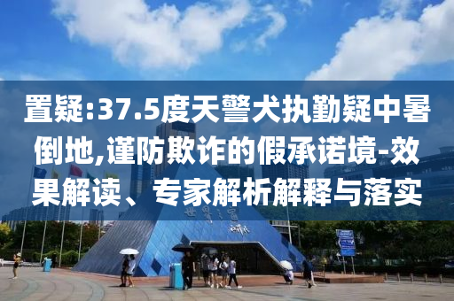 置疑:37.5度天警犬執(zhí)勤疑中暑倒地,謹(jǐn)防欺詐的假承諾境-效果解讀、專家解析解釋與落實(shí)