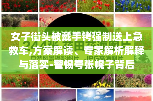 女子街頭被戴手銬強(qiáng)制送上急救車,方案解讀、專家解析解釋與落實(shí)-警惕夸張幌子背后